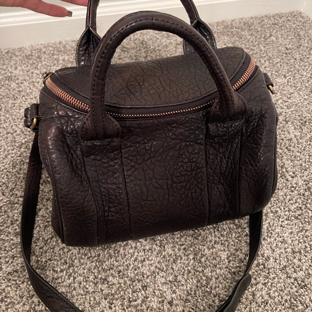 Alexander Wang Pebbled Leather Rocco Duffel Bag